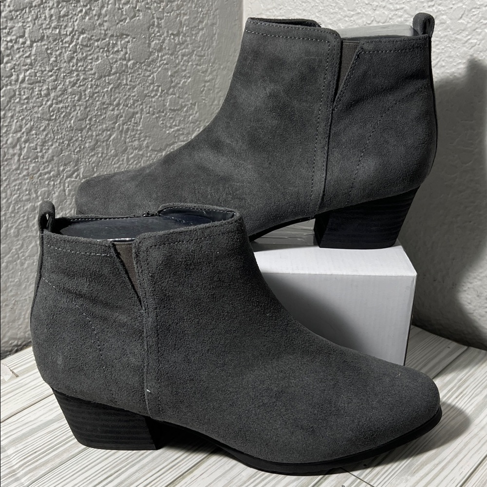 Aqua College Women’s Isla Suede Waterproof Ankle Boots dark Grey size 11